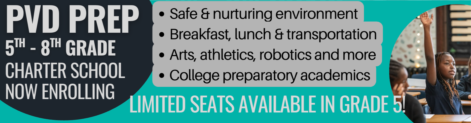 PVD PREP ENROLLING 5TH -8TH GRADE
