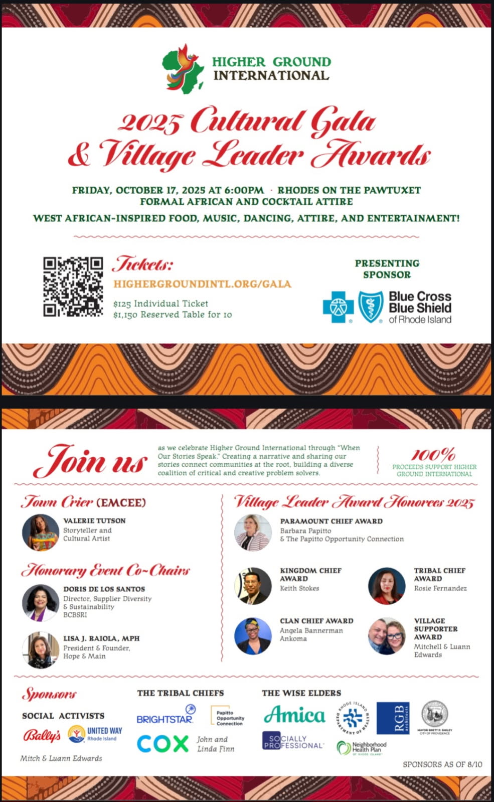 2025 Cultural Gala & Village Leader Awards 